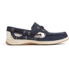 Sperry Women’s Bluefish Leather Boat Shoe(Navy)