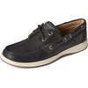 Sperry Women’s Bluefish Leather Boat Shoe(Reptile Black)