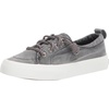 Sperry Womens Crest Vibe Platform Sneaker(Canvas Grey)
