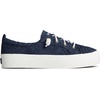 Sperry Womens Crest Vibe Platform Sneaker(Navy Lace)