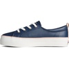 Sperry Womens Crest Vibe Platform Sneaker(Navy Leather)