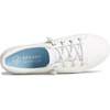 Sperry Womens Crest Vibe Platform Sneaker(White Lace)