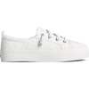 Sperry Womens Crest Vibe Platform Sneaker(White Lace)