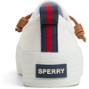 Sperry Womens Crest Vibe Platform Sneaker(Woven White)