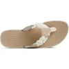 Sperry Women’s Parrotfish Braided Flip Flop Sandal(Beige)