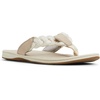 Sperry Women’s Parrotfish Braided Flip Flop Sandal(Bone)