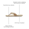 Sperry Women’s Parrotfish Braided Flip Flop Sandal(Brown)