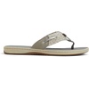 Sperry Women’s Parrotfish Braided Flip Flop Sandal(Light Grey)
