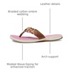 Sperry Women’s Parrotfish Braided Flip Flop Sandal(Sahara)