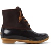 Sperry Women’s Saltwater Duck Boot(Dark Brown/Tan)