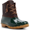 Sperry Women’s Saltwater Duck Boot(Tan/Green)