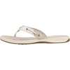 Sperry Women’s Seafish Leather Flip Flop Sandal(Platinum)