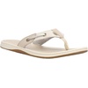 Sperry Women’s Seafish Leather Flip Flop Sandal(Platinum)