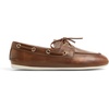 Sperry Women’s Slimboat Leather Boat Shoe(Dark Brown)