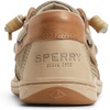 Sperry Women’s Songfish 3-Eye Leather Boat Shoe(Linen Multi)