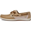 Sperry Women’s Songfish 3-Eye Leather Boat Shoe(Woven Tan)