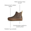 Sperry Women’s Torrent Chelsea Rain Boot(Brown)