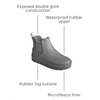Sperry Women’s Torrent Chelsea Rain Boot(Grey/Grey)
