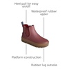 Sperry Women’s Torrent Chelsea Rain Boot(Maroon)