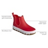 Sperry Women’s Torrent Chelsea Rain Boot(Red/White)