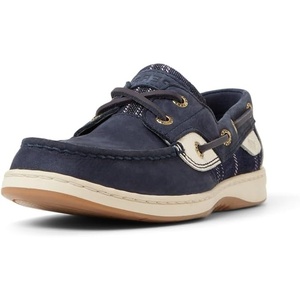 Sperry Women’s Bluefish Leather Boat Shoe(Navy)