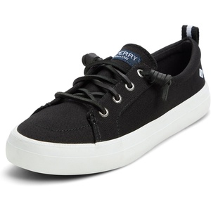 Sperry Women’s Crest Vibe Canvas Sneaker(Black)
