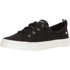Sperry Women’s Crest Vibe Canvas Sneaker(Linen Black)