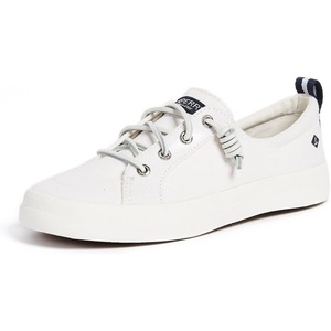 Sperry Women’s Crest Vibe Canvas Sneaker(Linen White)