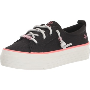 Sperry Womens Crest Vibe Platform Sneaker(Black Beaded)