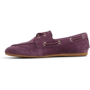 Sperry Women’s Slimboat Leather Boat Shoe(Prune)