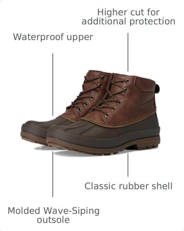 image:imageSperry Mens Cold Bay Chukka Waterproof BootOther Black