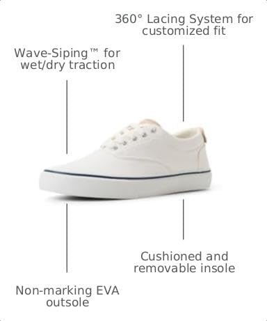 image:imageSperry Mens Helm CVO Canvas SneakerWhite