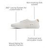 Sperry Mens Helm CVO Canvas Sneaker(White/White)