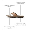 Sperry Men’s Outerbanks Leather Flip Flop Sandal(Brown)
