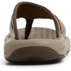 Sperry Men’s Outerbanks Leather Flip Flop Sandal(Dark Brown)
